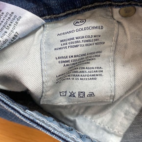 AG Adriano goldschmied the prima roll up cigarette size 28 - Picture 6 of 10